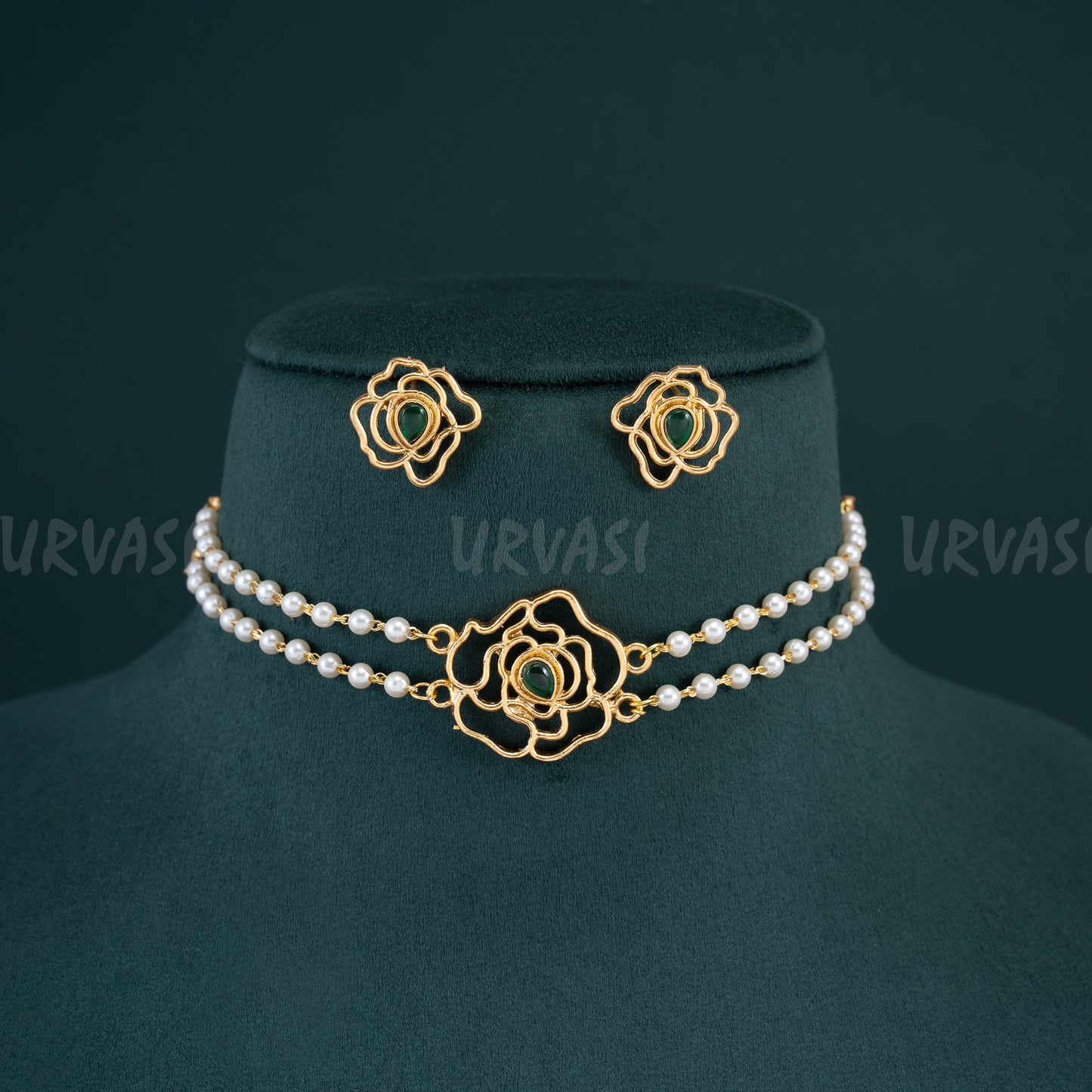 Gulabini Mukta Choker Necklace 099