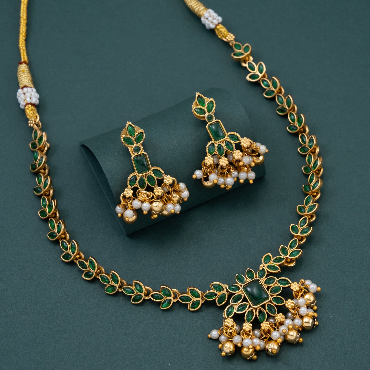 Guttapusalu Inspired Kemp Stone Necklace 034
