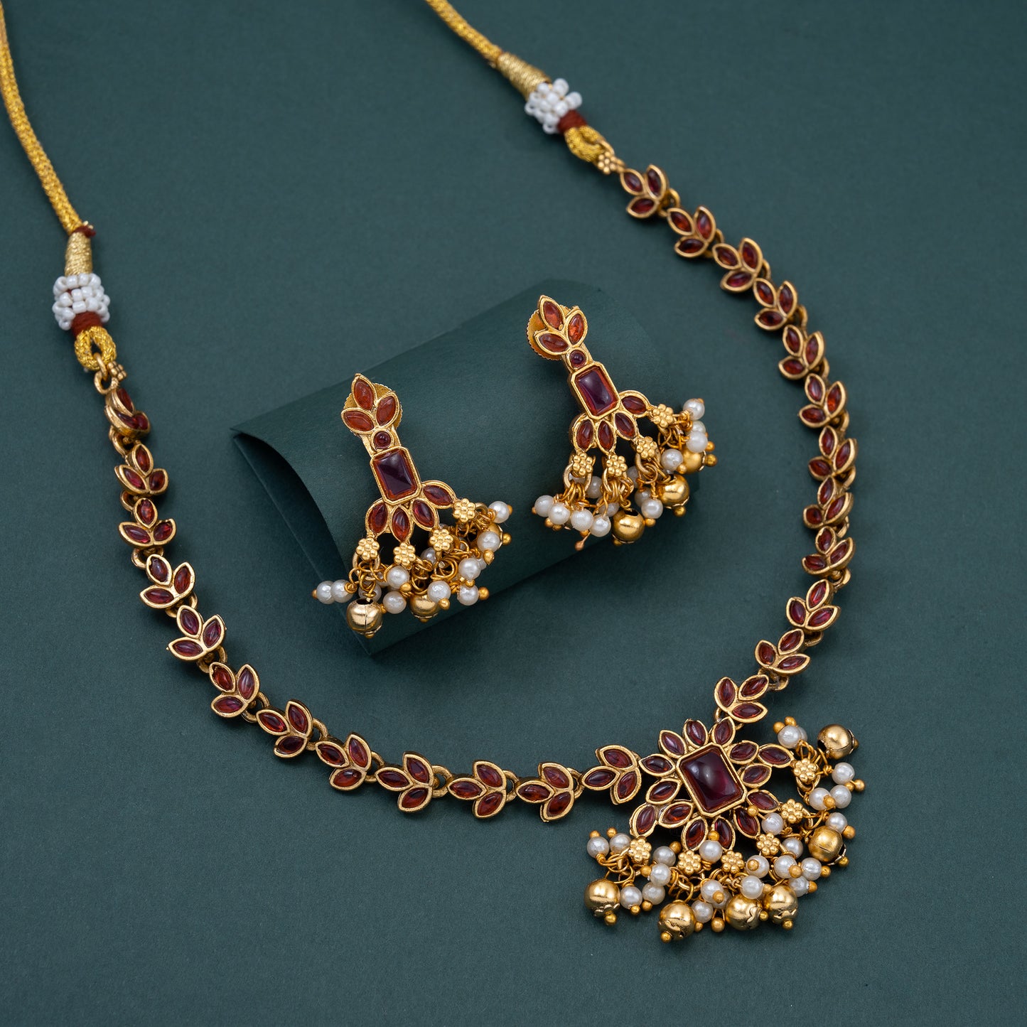 Guttapusalu Inspired Kemp Stone Necklace 034