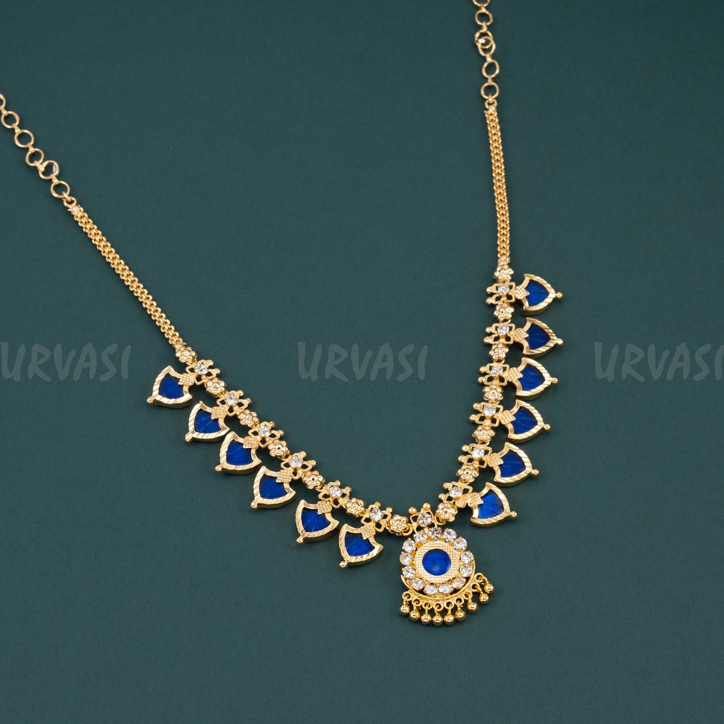 Traditional Palakka 6+6 Necklace 081