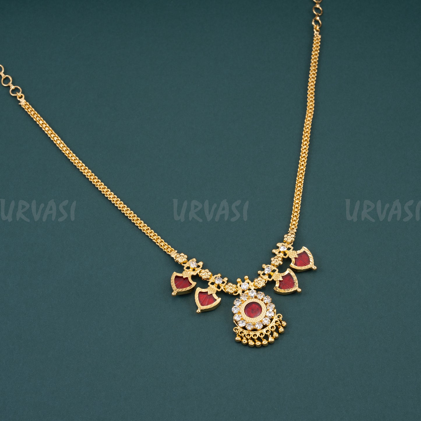 Traditional Palakka 2+2 Necklace 079