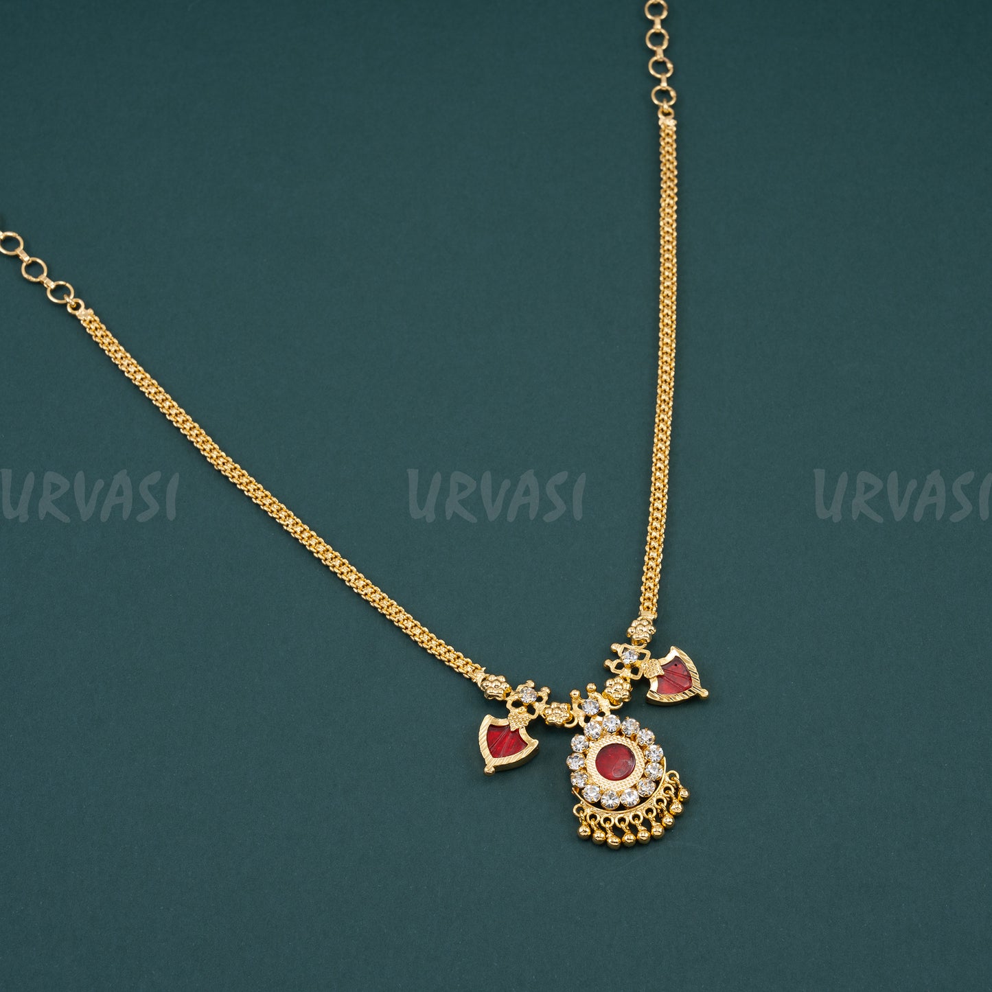 Traditional Palakka 1+1 Necklace 078