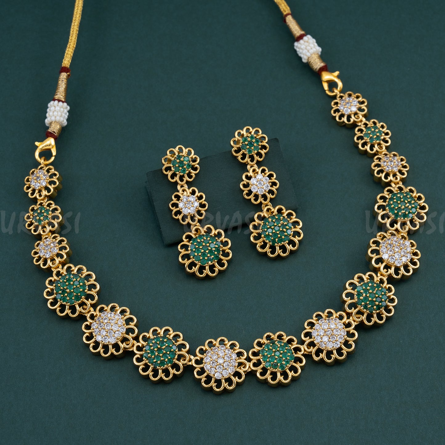 Floral AD Necklace 175