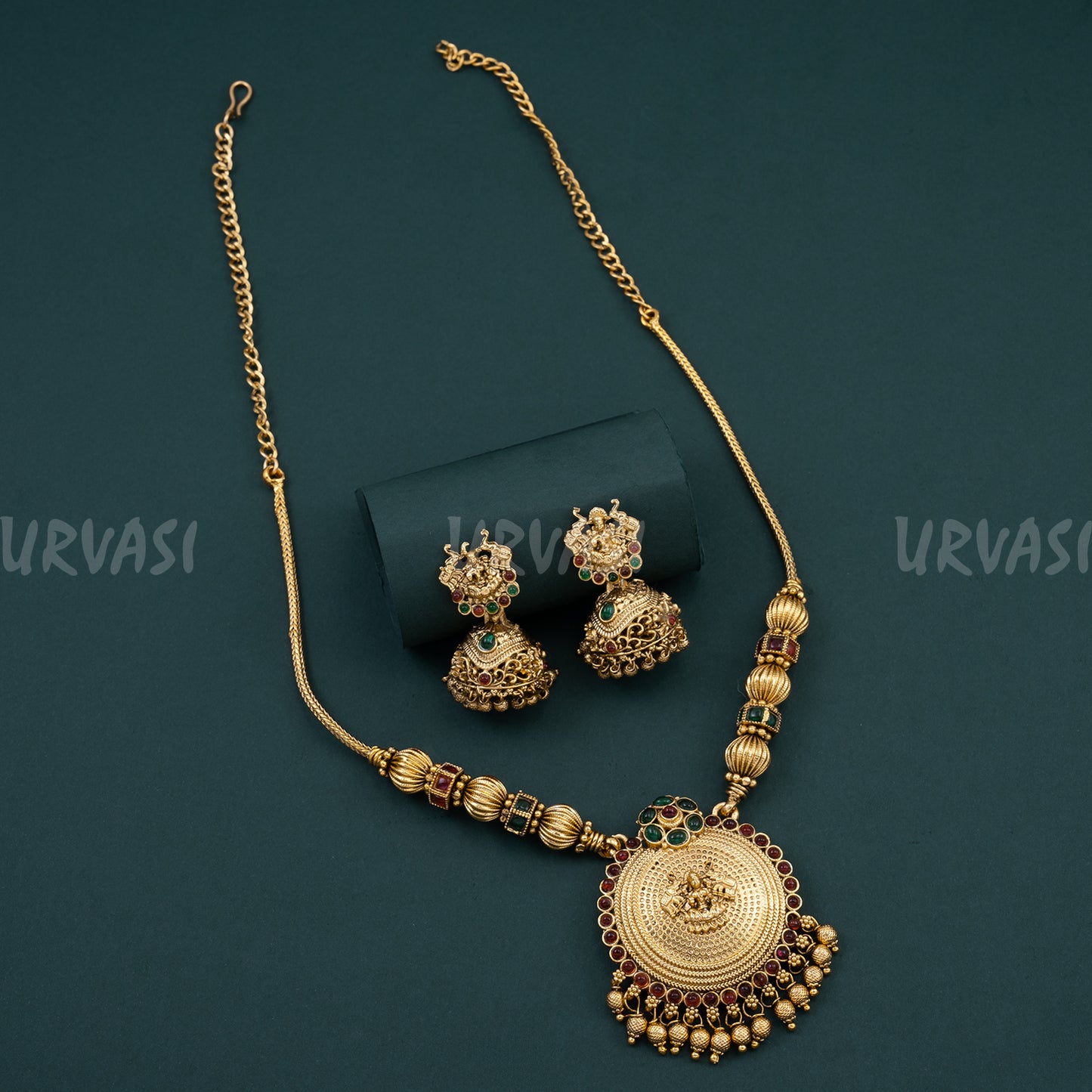 Gold-Toned Temple Necklace 163