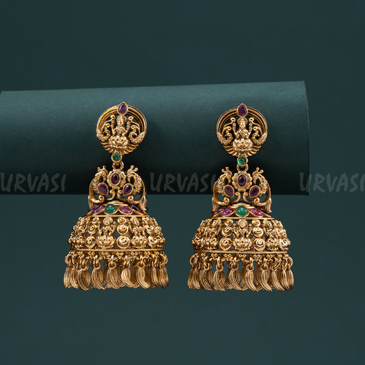 Premium Antique Lakshmi   Earrings ER 11