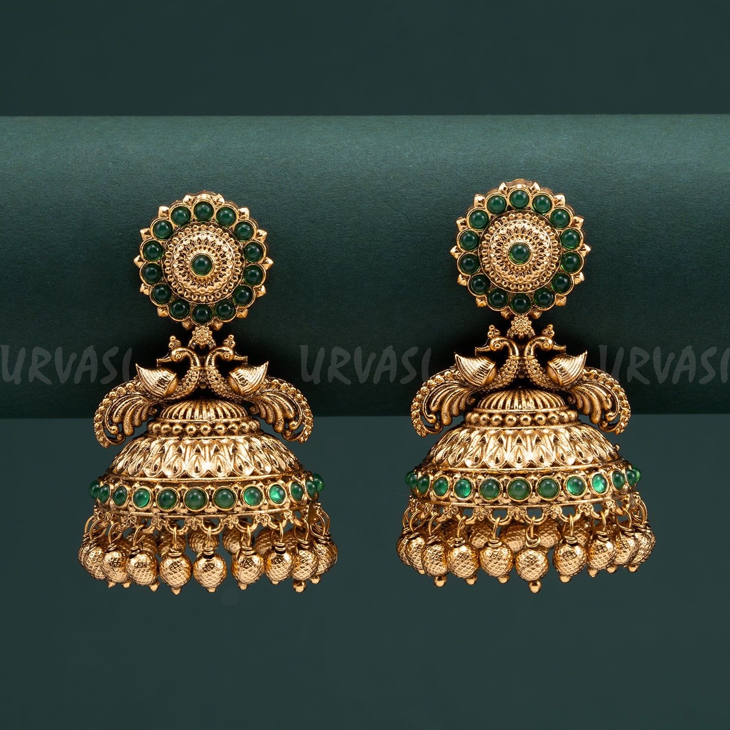 Premium Antique Peacock Motif Earrings ER 5