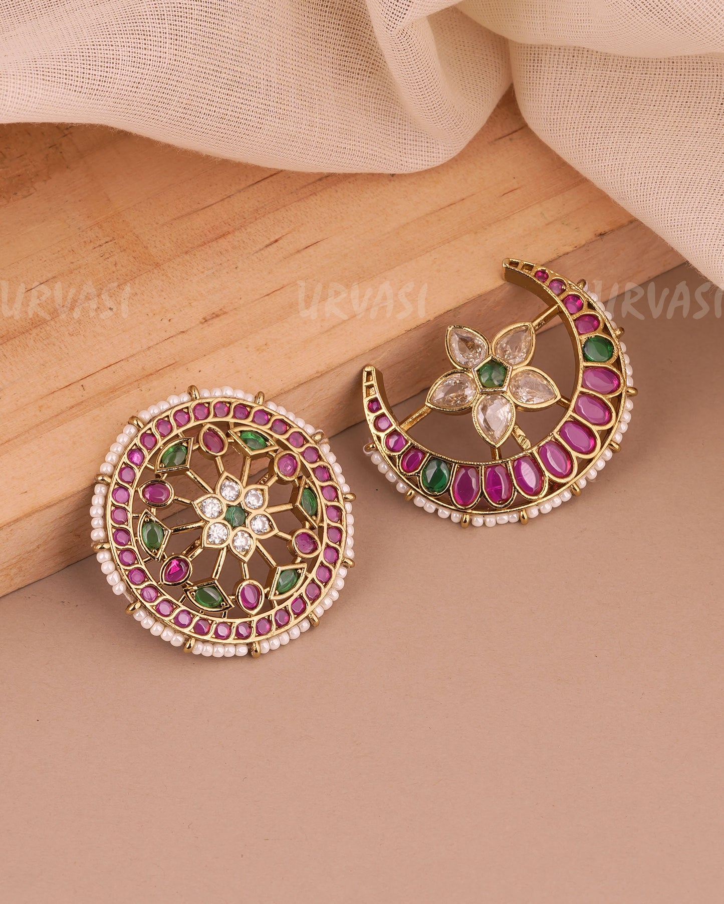 Mehendi-Polish Kemp Surya Chandra Designed Hair Choti HR 12