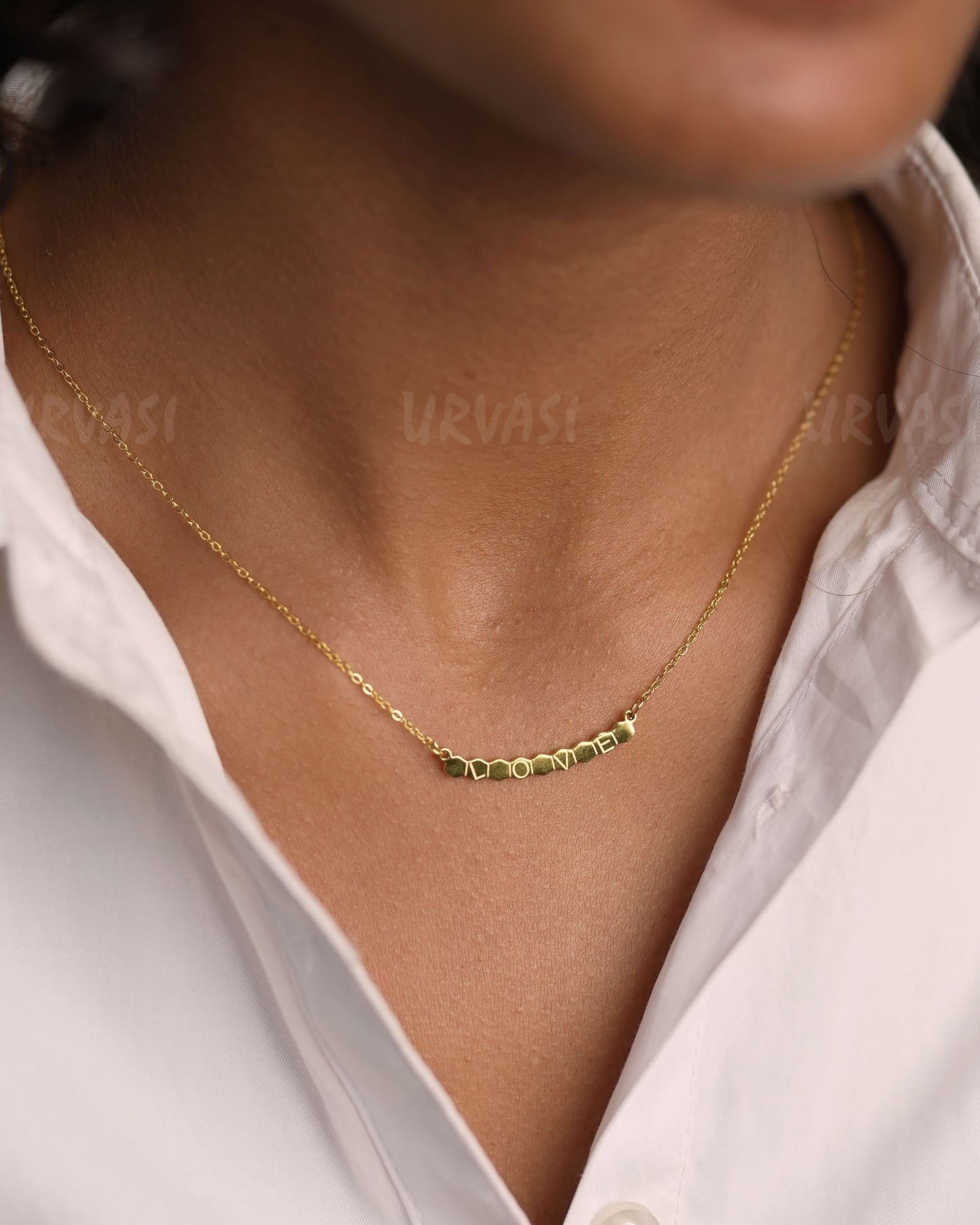 Gold-Toned Classic Dainty Simple Chain SC 127