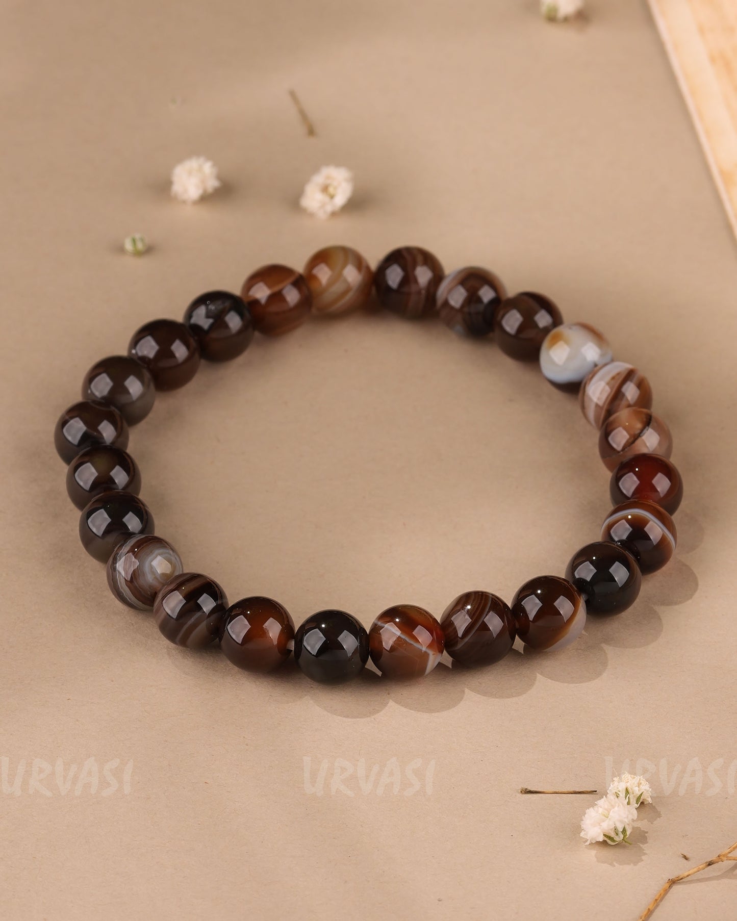 Hand-Made Pyrite Stretchable Bracelet BR 118
