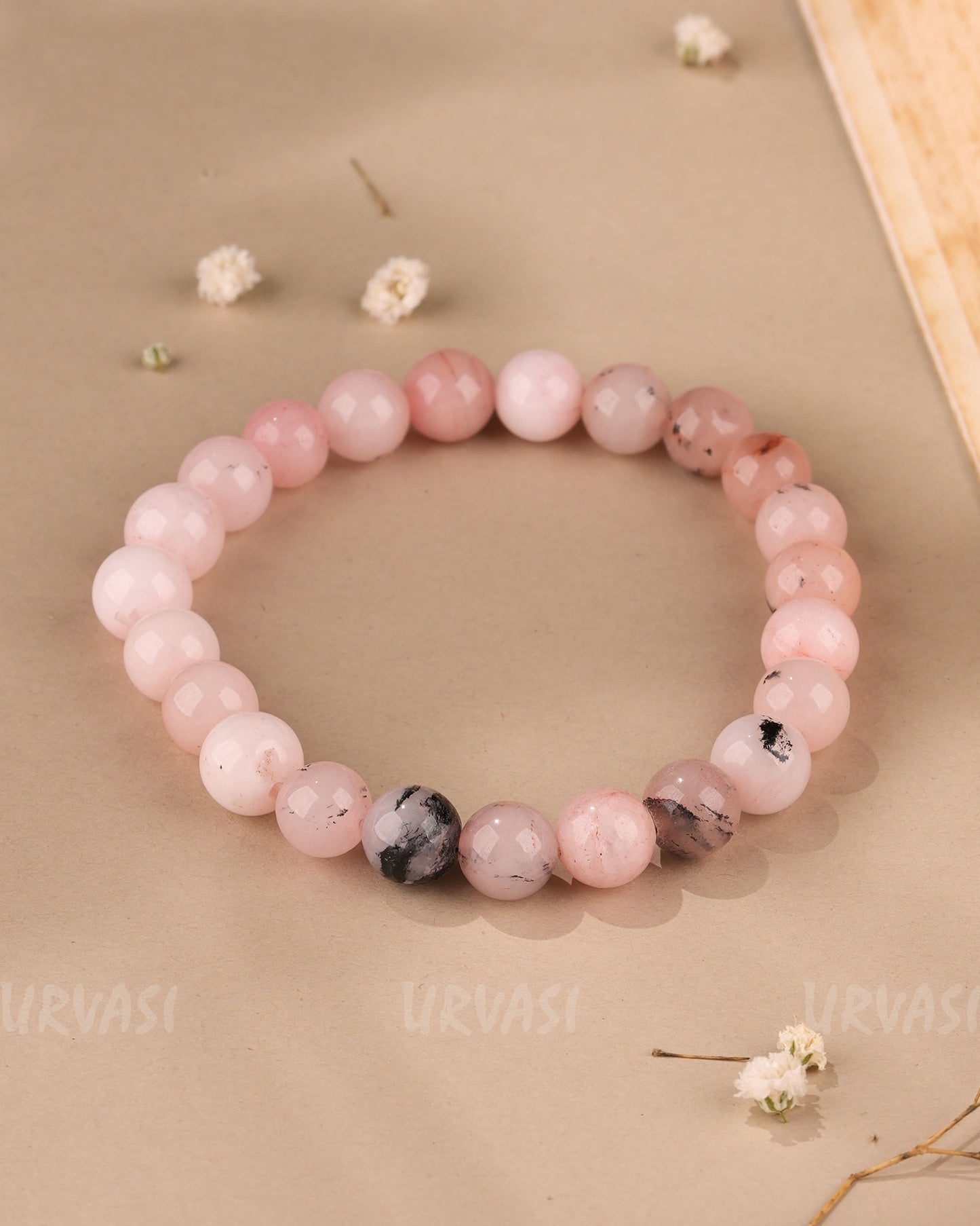 Hand-made Pink Opal Bracelet BR 113