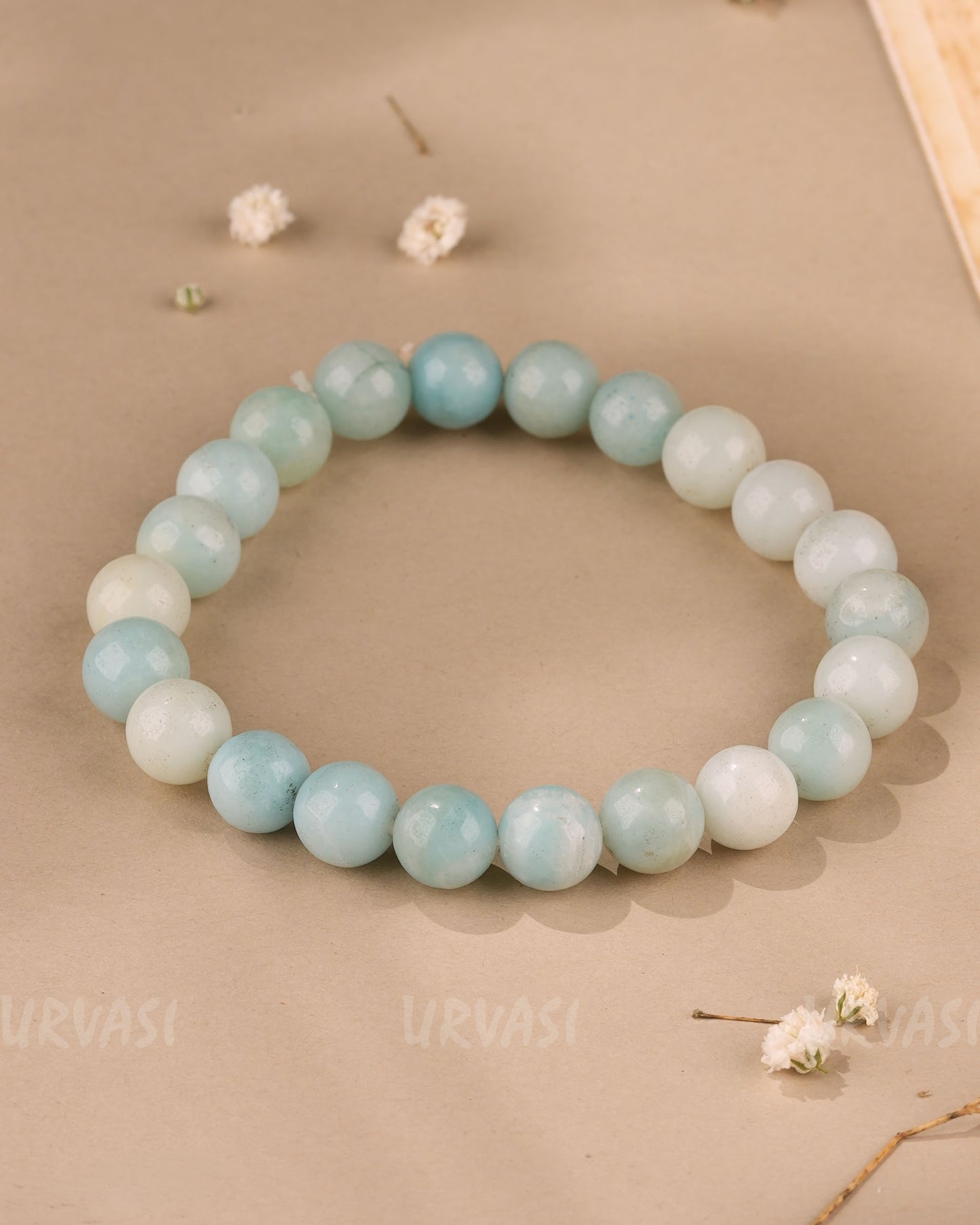 Hand-Made Amazonite Stone Bracelet BR 109