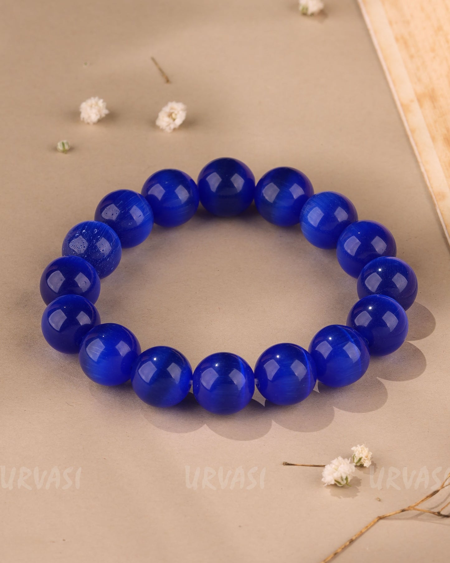 Hand-Made Blue Agate Bracelet BR 98