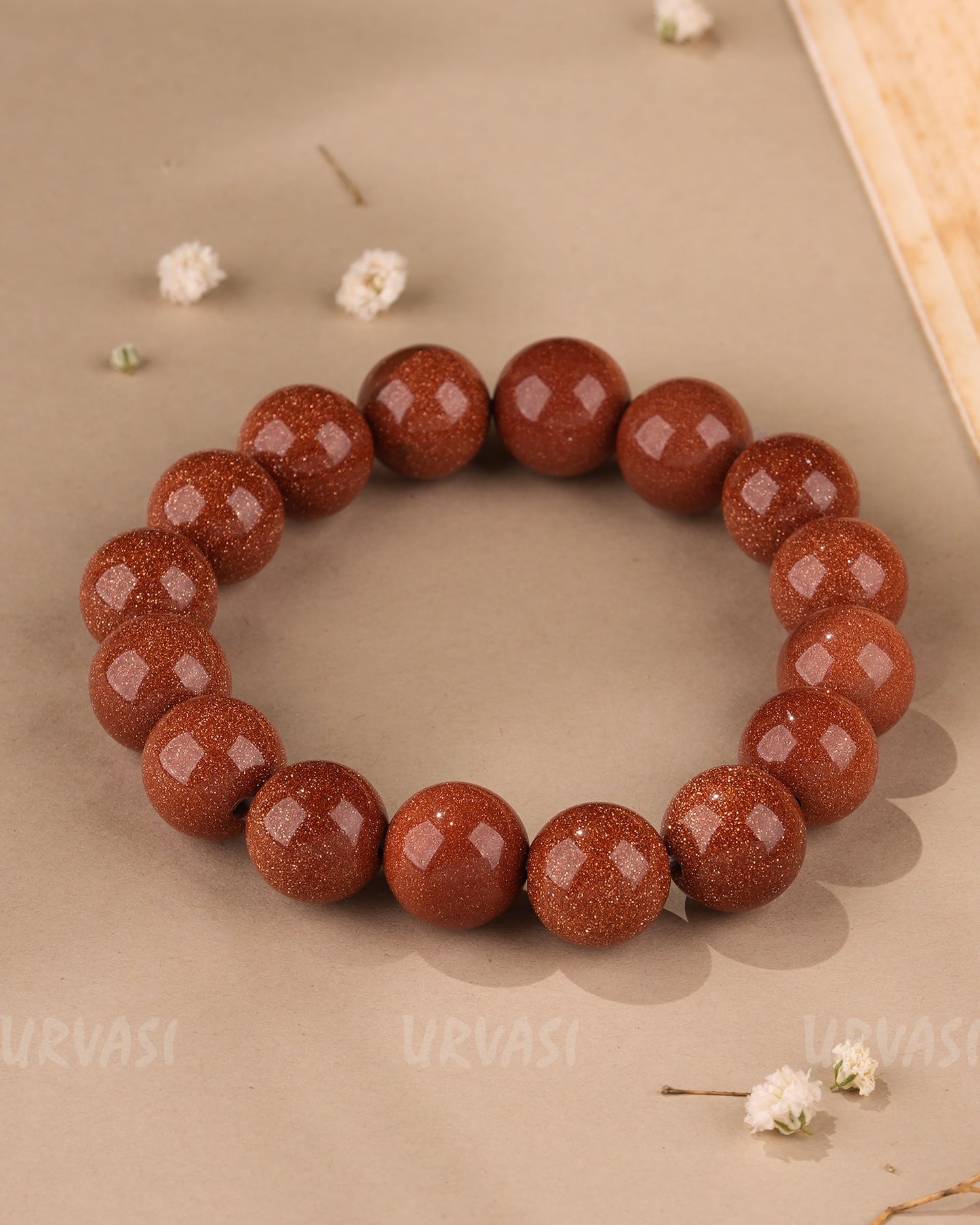 Hand-Made Sandstone Shimmering Bracelet BR 94