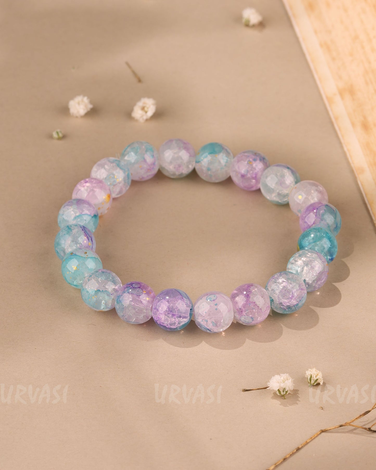 Hand-Made Rainbow Fluorite Bracelet BR 87