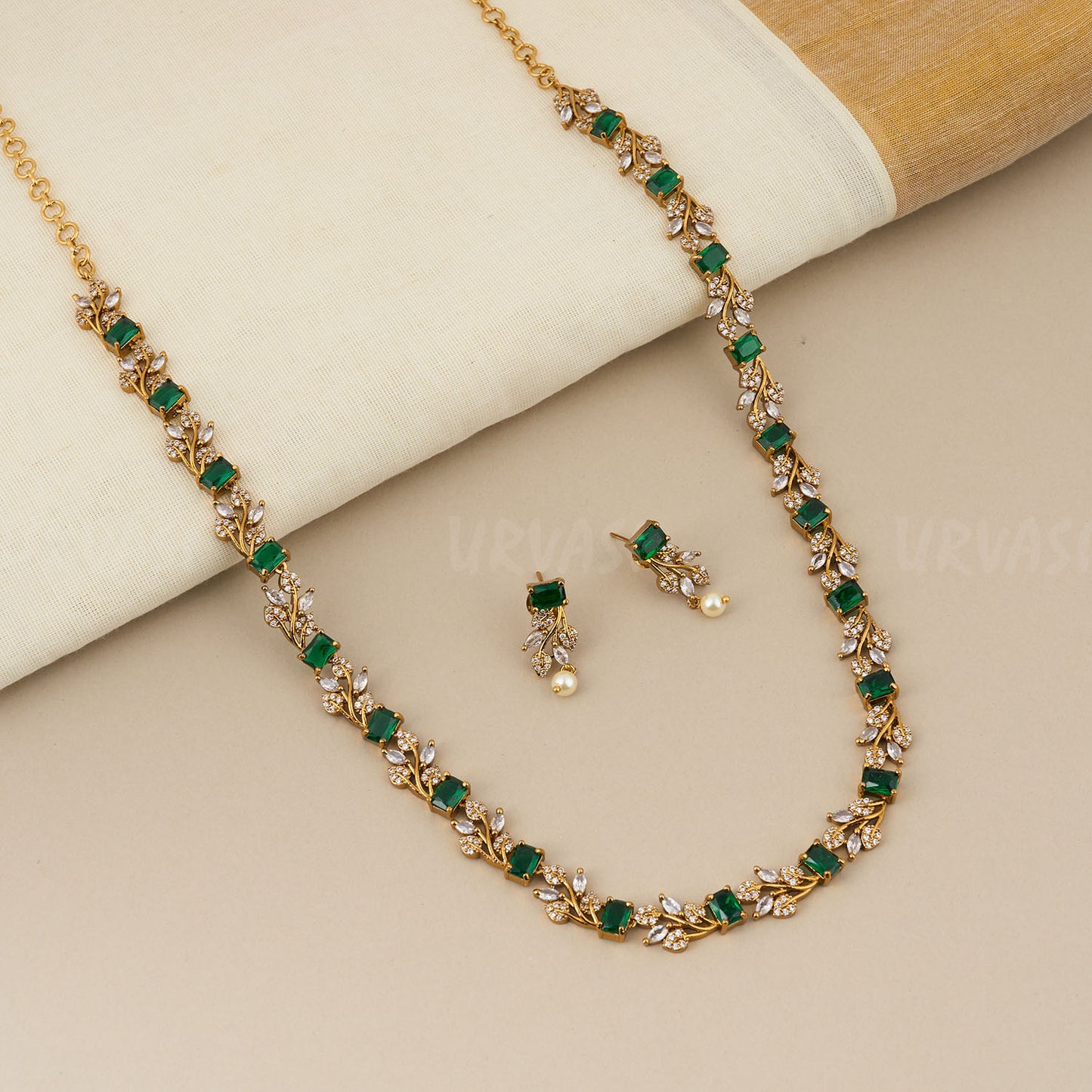 AD Vine Latest Long Necklace 373