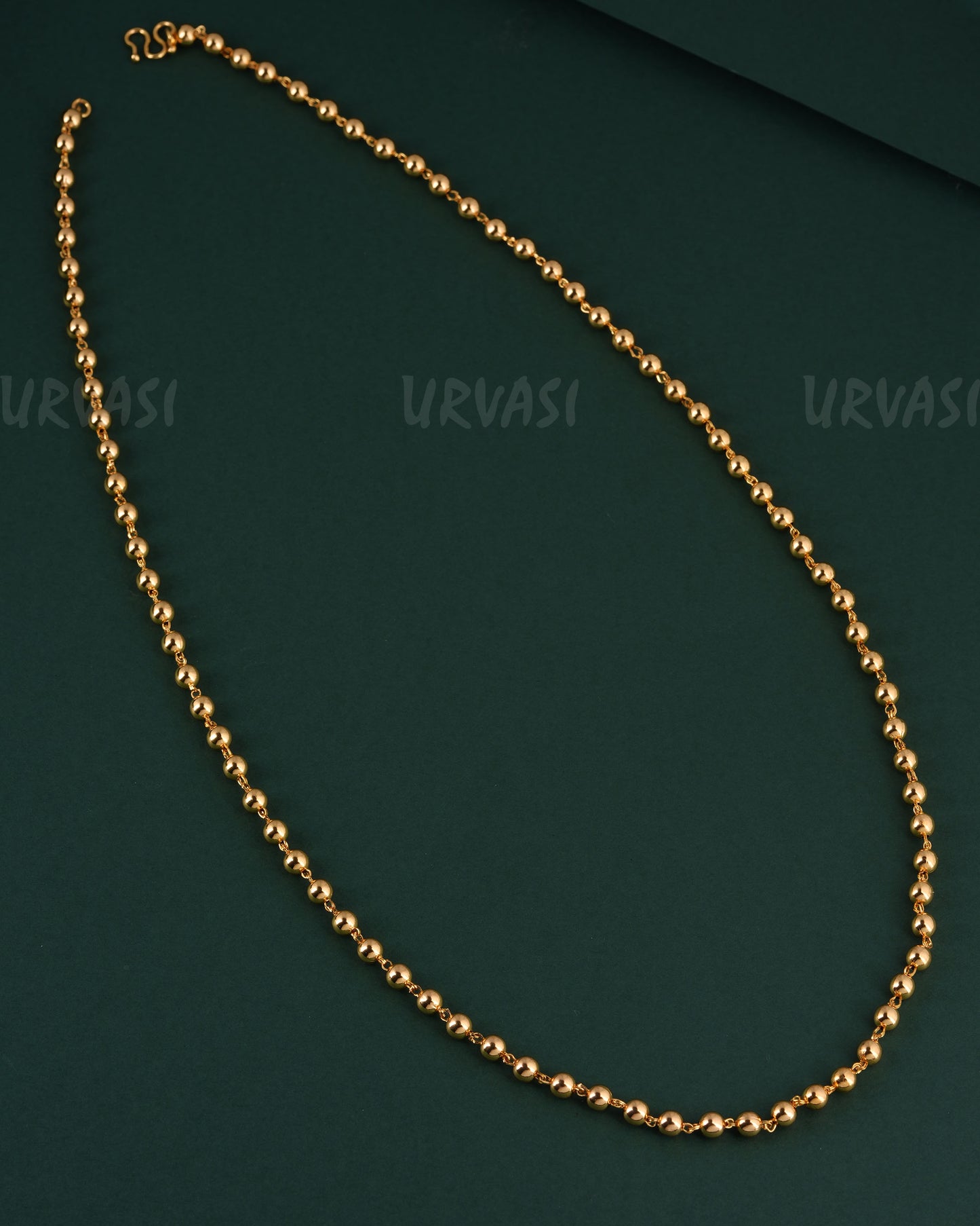 Gold-Toned Beaded Long Mala Ma 146