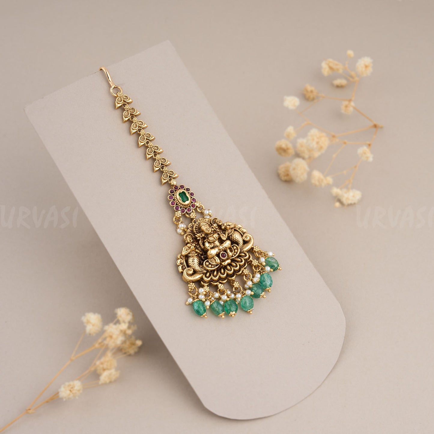 Antique Gold-Toned Lakshmi Chutty CH 55