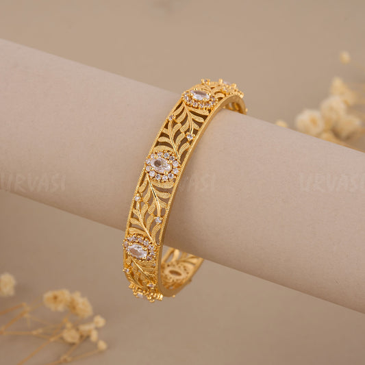 Gold-Toned Floral Bangles BA 184