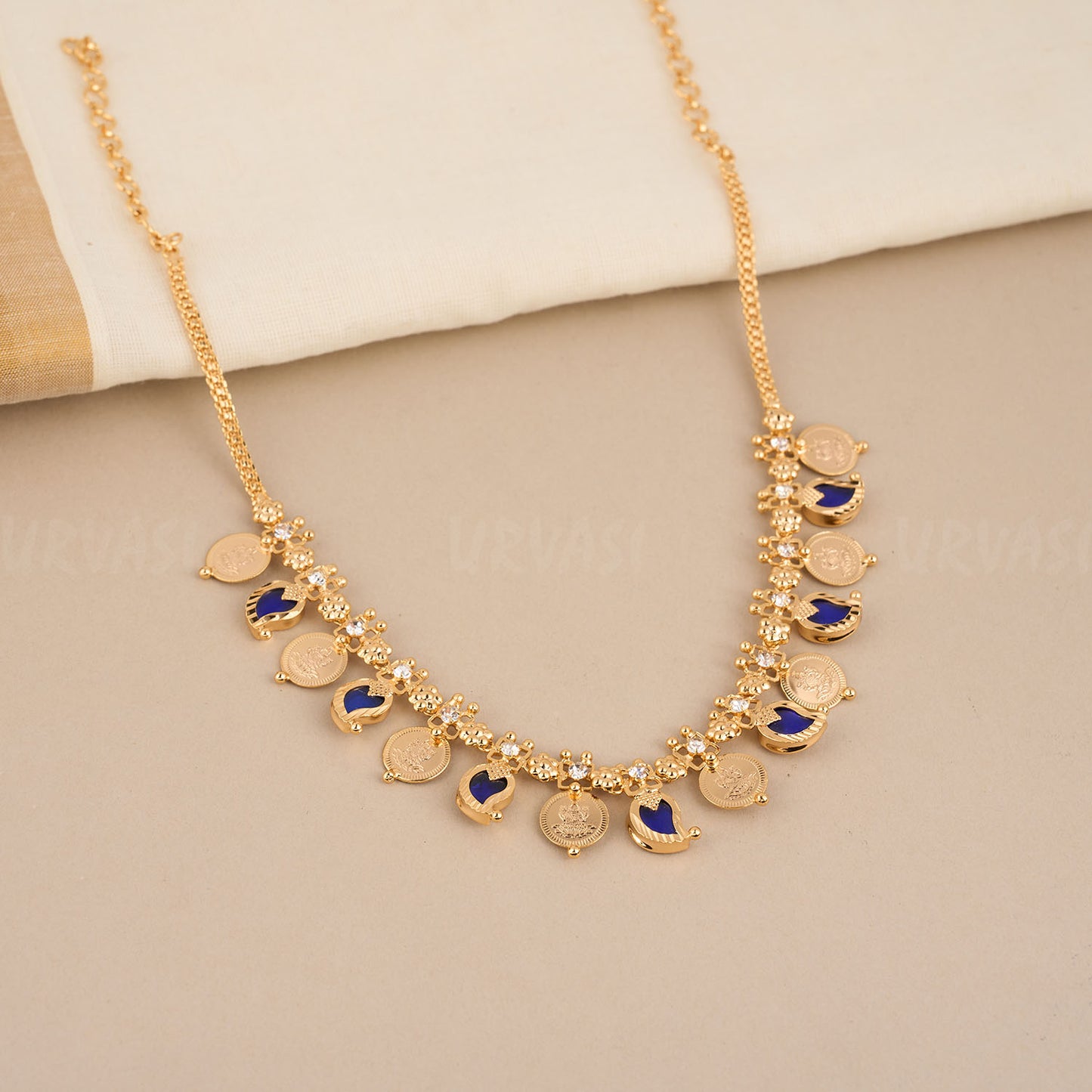 Traditional Kaasu+Mango Necklace 505