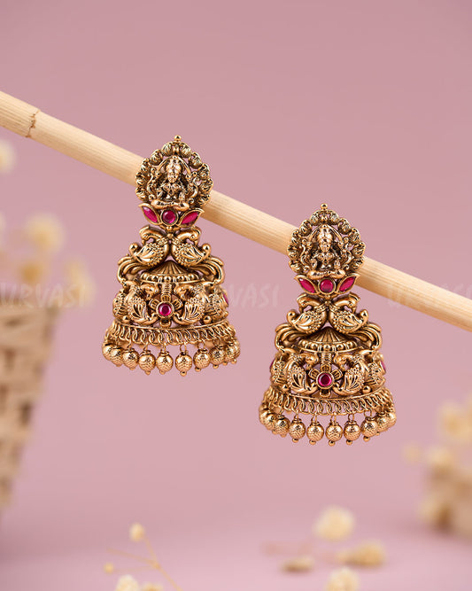 Premium Lakshmi Motif Earrings ER 567