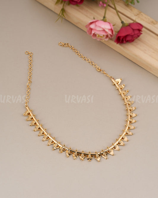 Traditional  Gold-Plated Thalikootam  Necklace 676