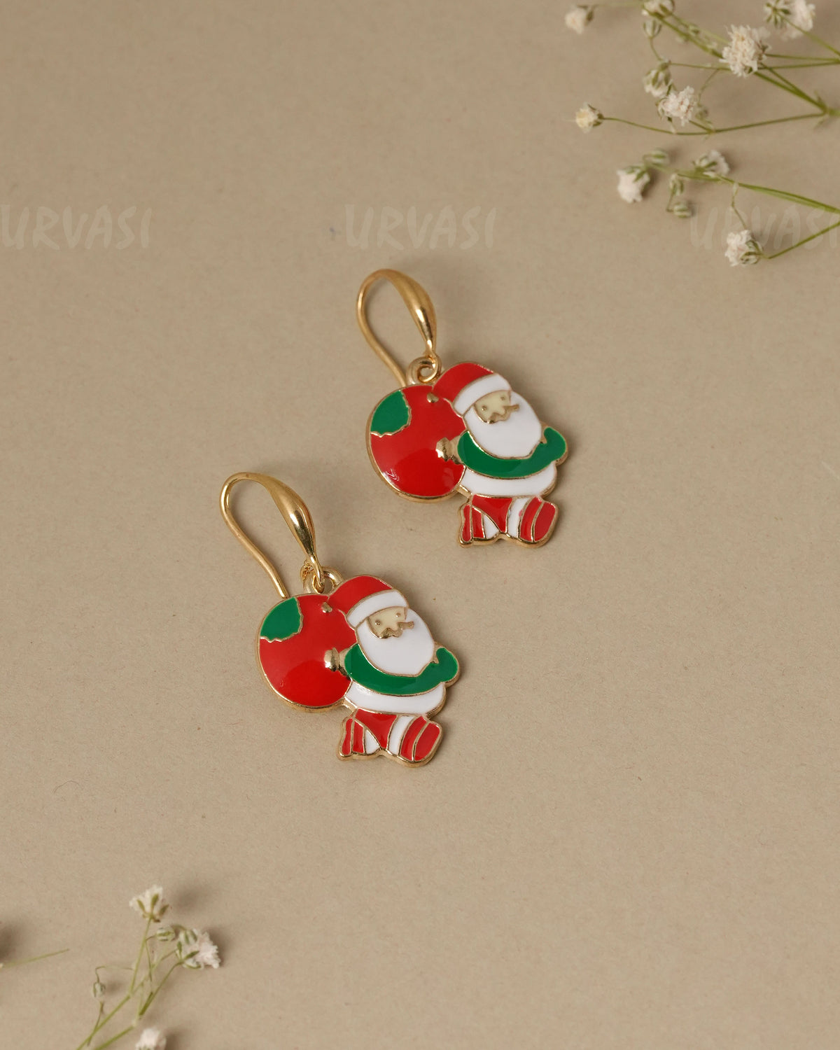 Christmas Santa Claus Drop Earrings ER 1316