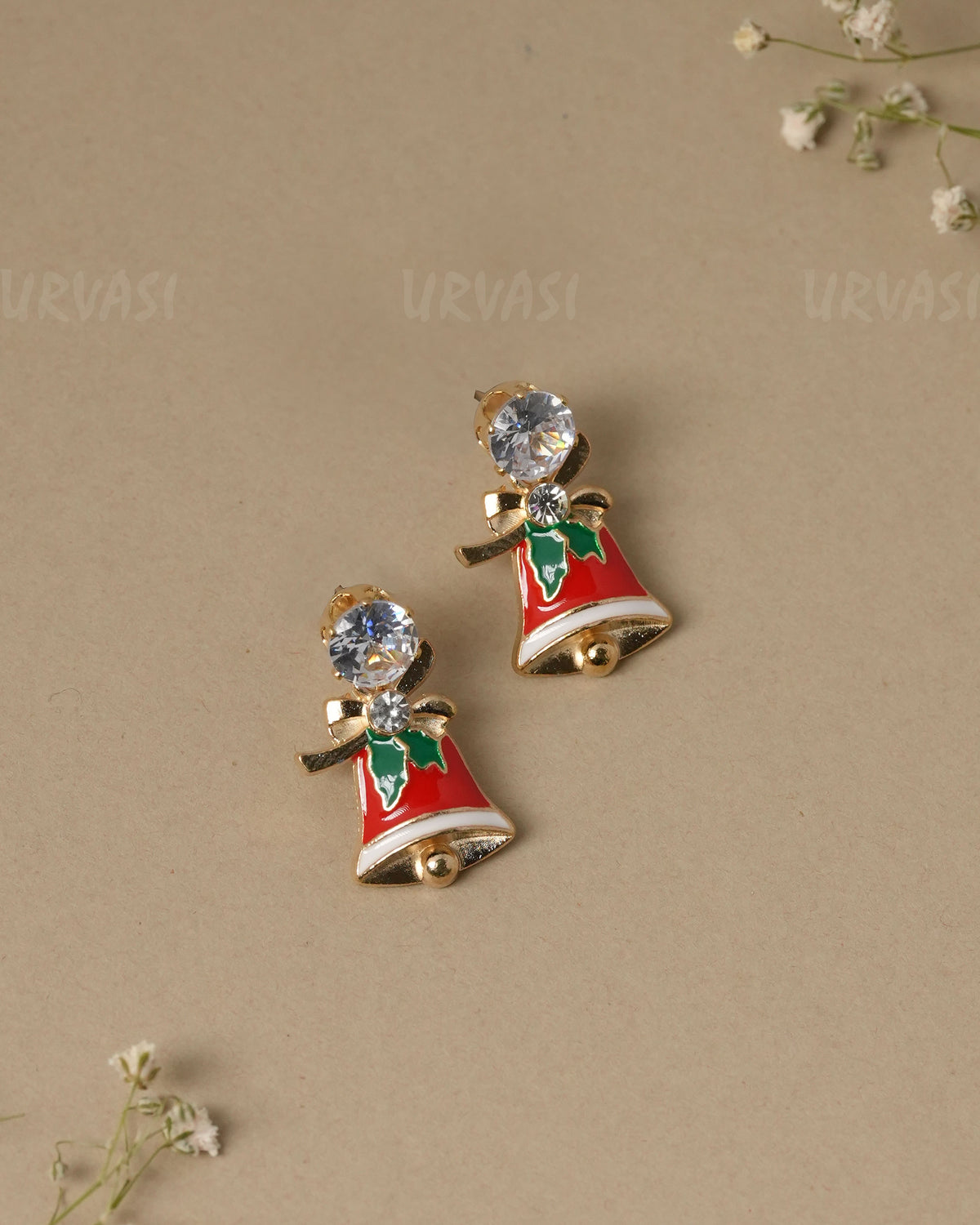 Christmas Bell Stud Earrings ER 1315