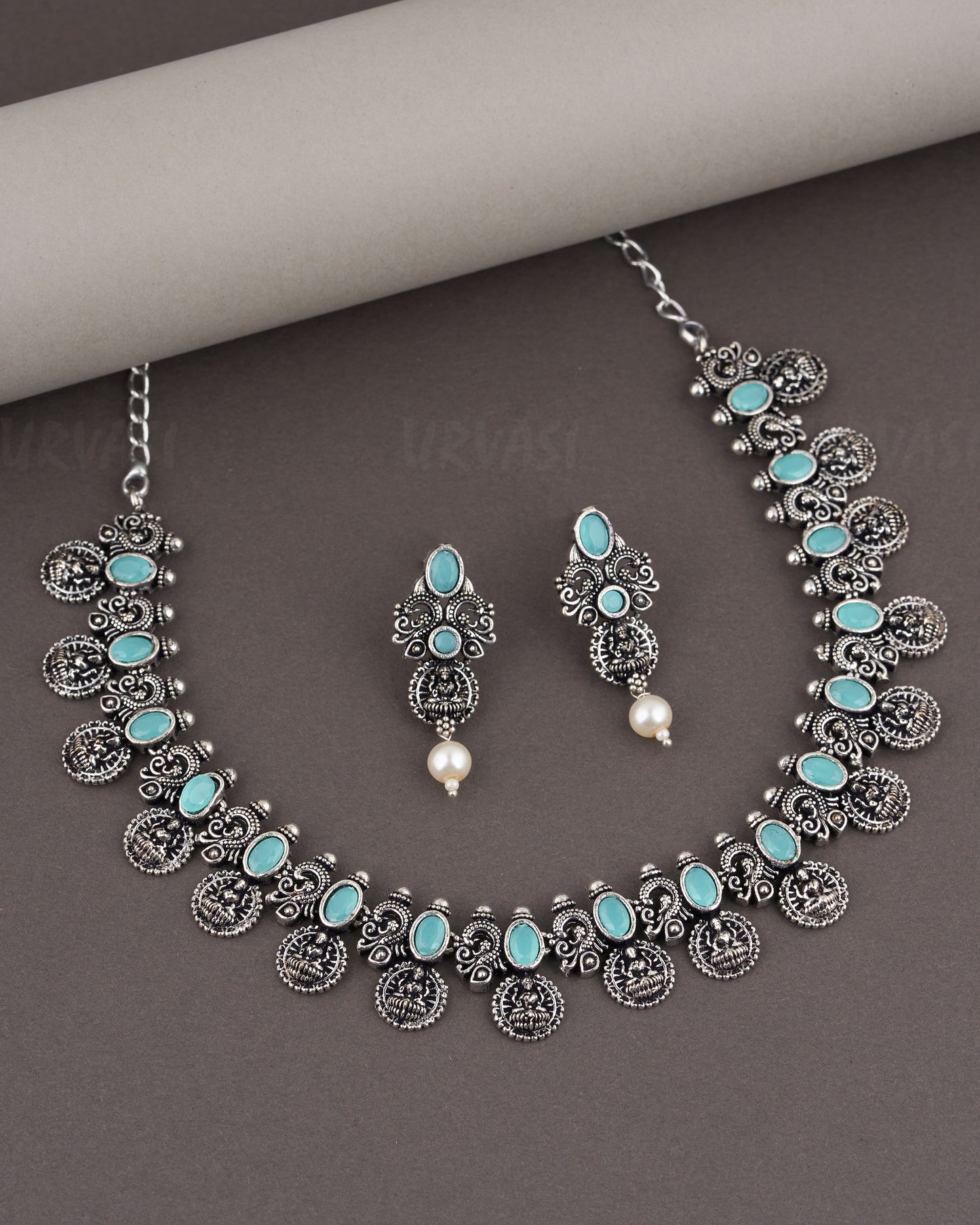 Black Metal Necklace 981