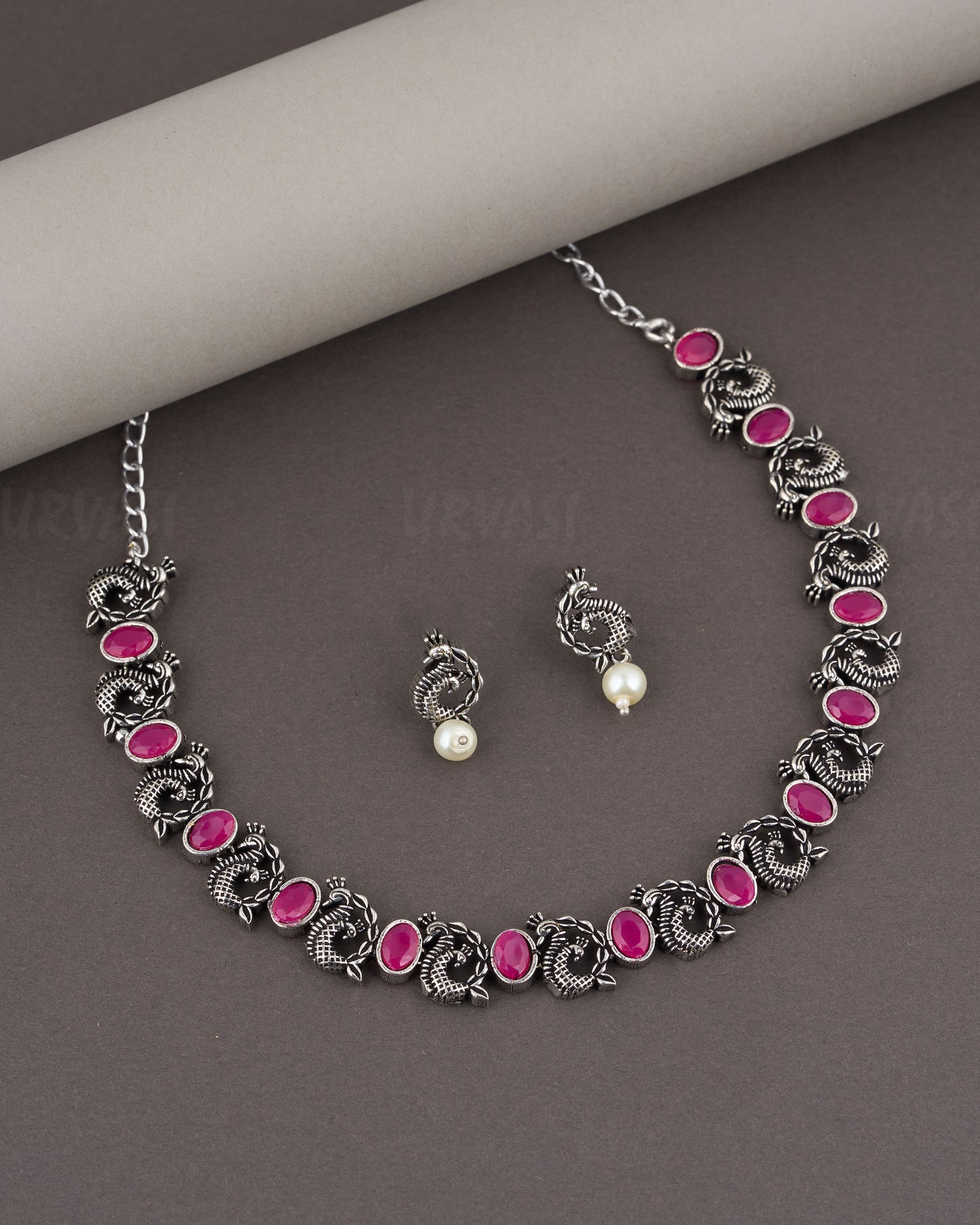 Black Metal Necklace 988