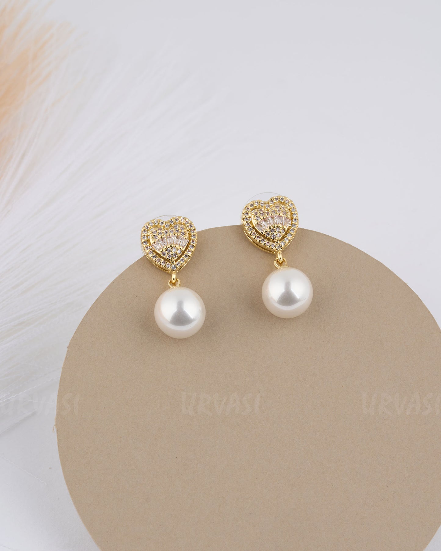 Gold Polish Trendy AD Imported Earring ER 59
