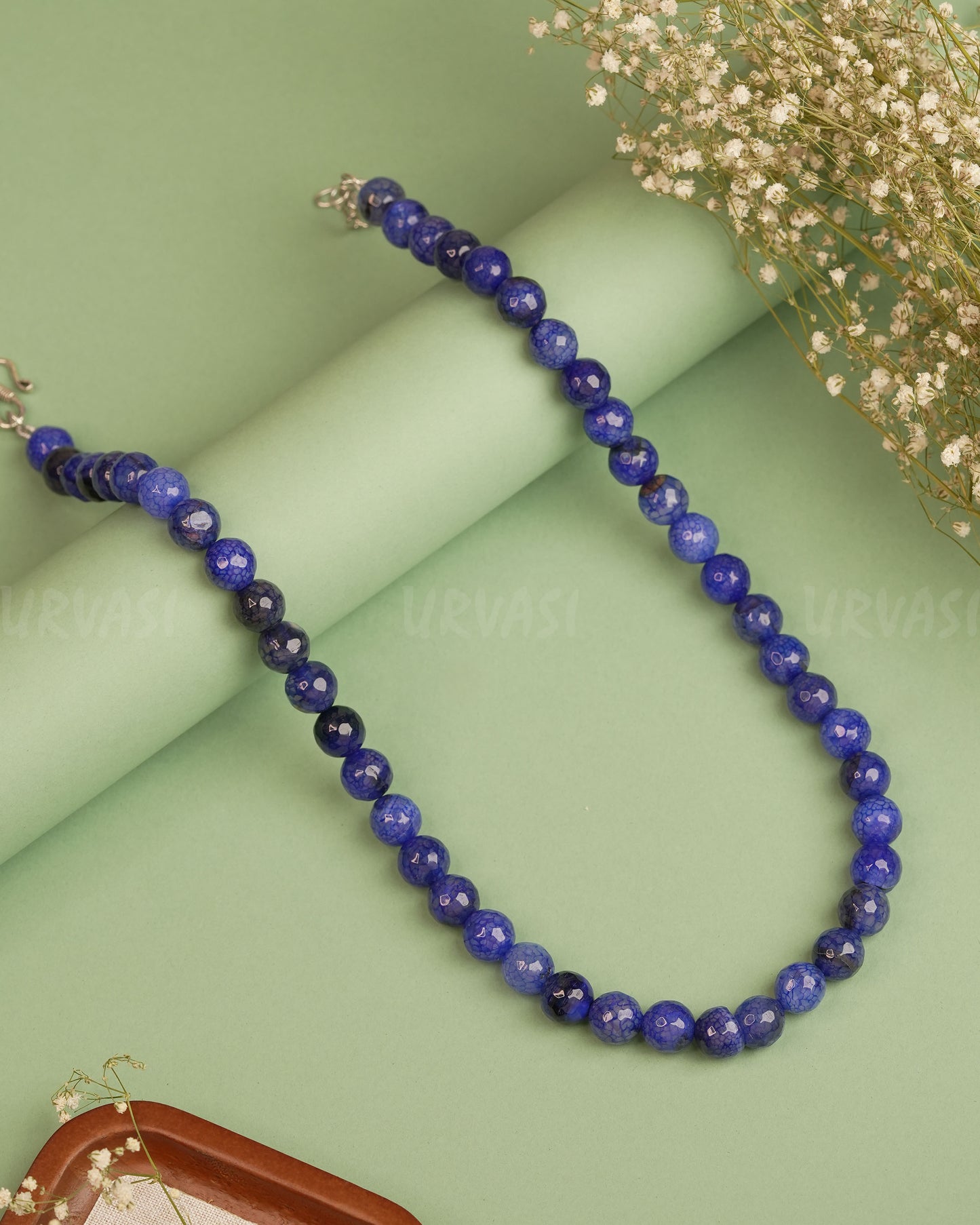 Lapis Lazuli Natural Gemstone Mala Ma 072