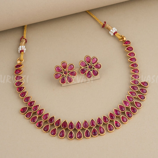 Varshini Kemp Stone Necklace 281