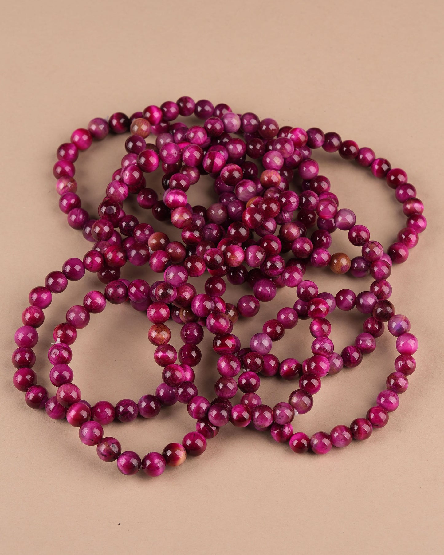 Hand-Made Purple Tiger's Eye Bracelet BR 111