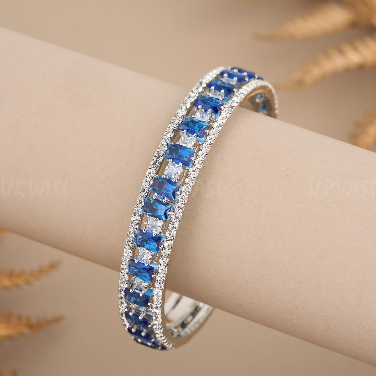 Rhodium Polish AD Bangles BA 100