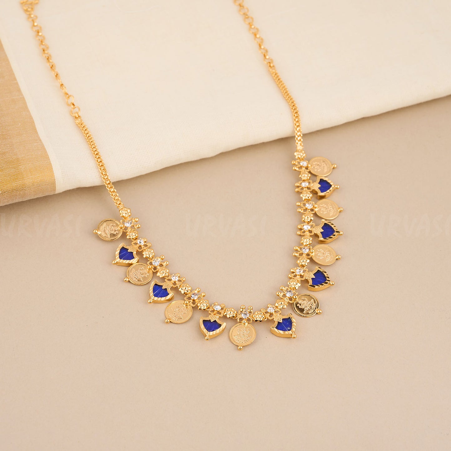 Traditional Kaasu+Palakka Necklace 502