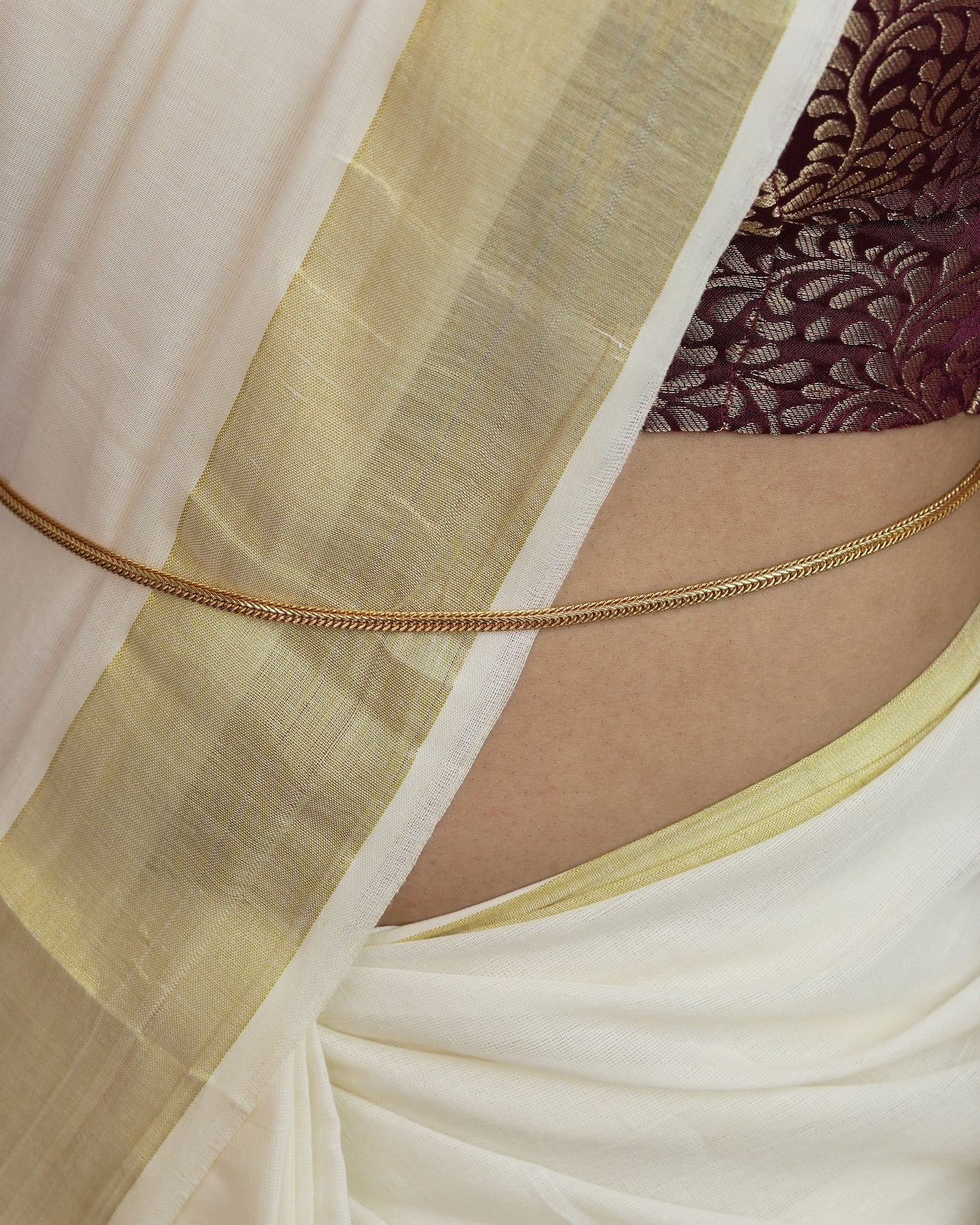 Gold-Toned Simple Hip Chain HC 71