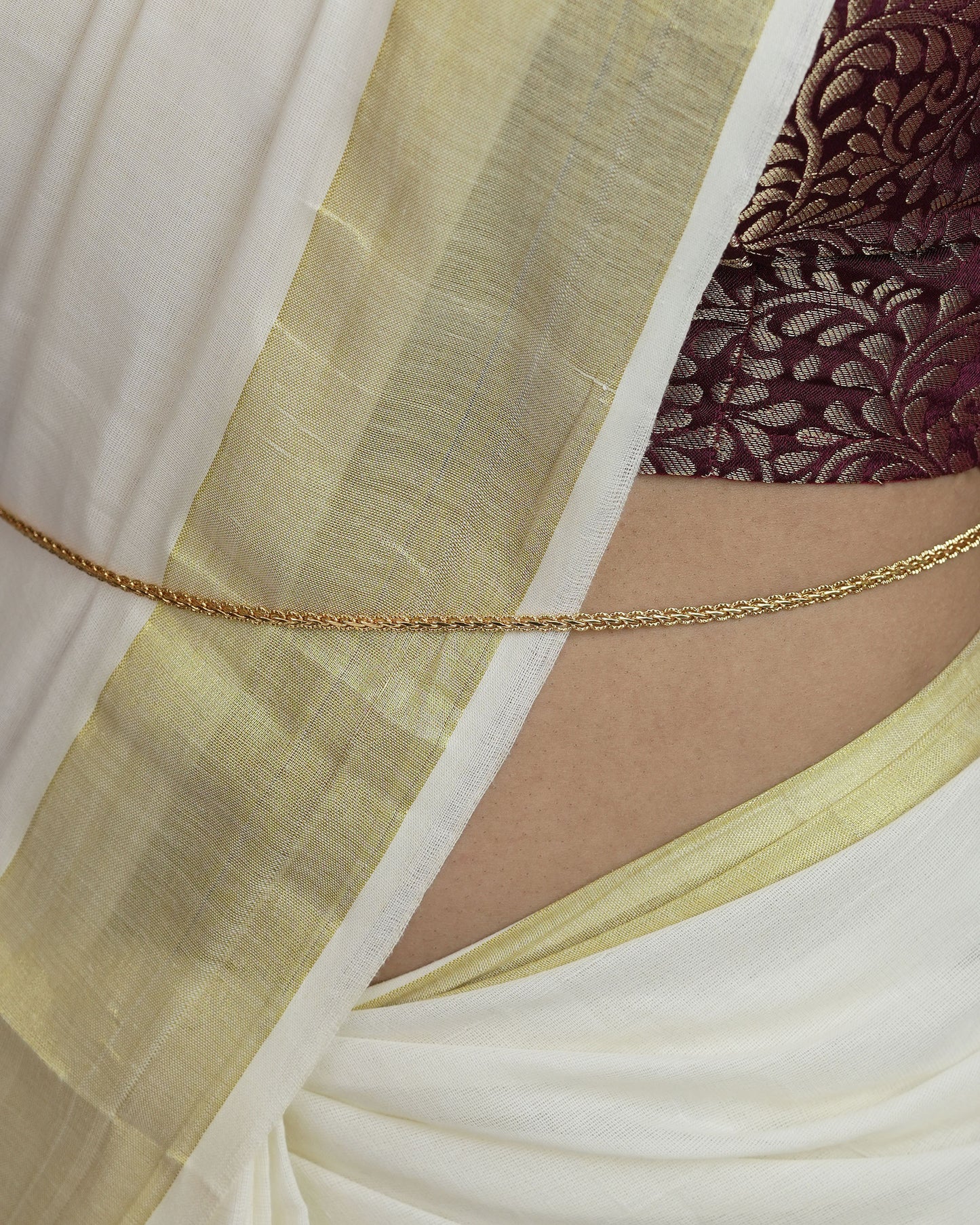 Gold-Toned Simple Hip Chain HC 72