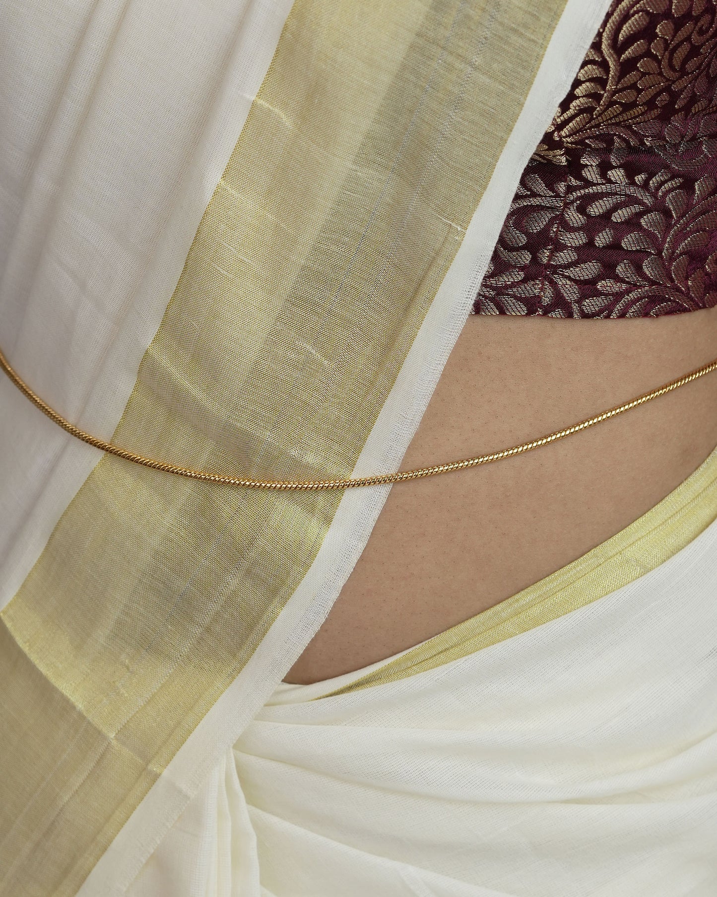Gold-Toned Simple Hip Chain HC 73