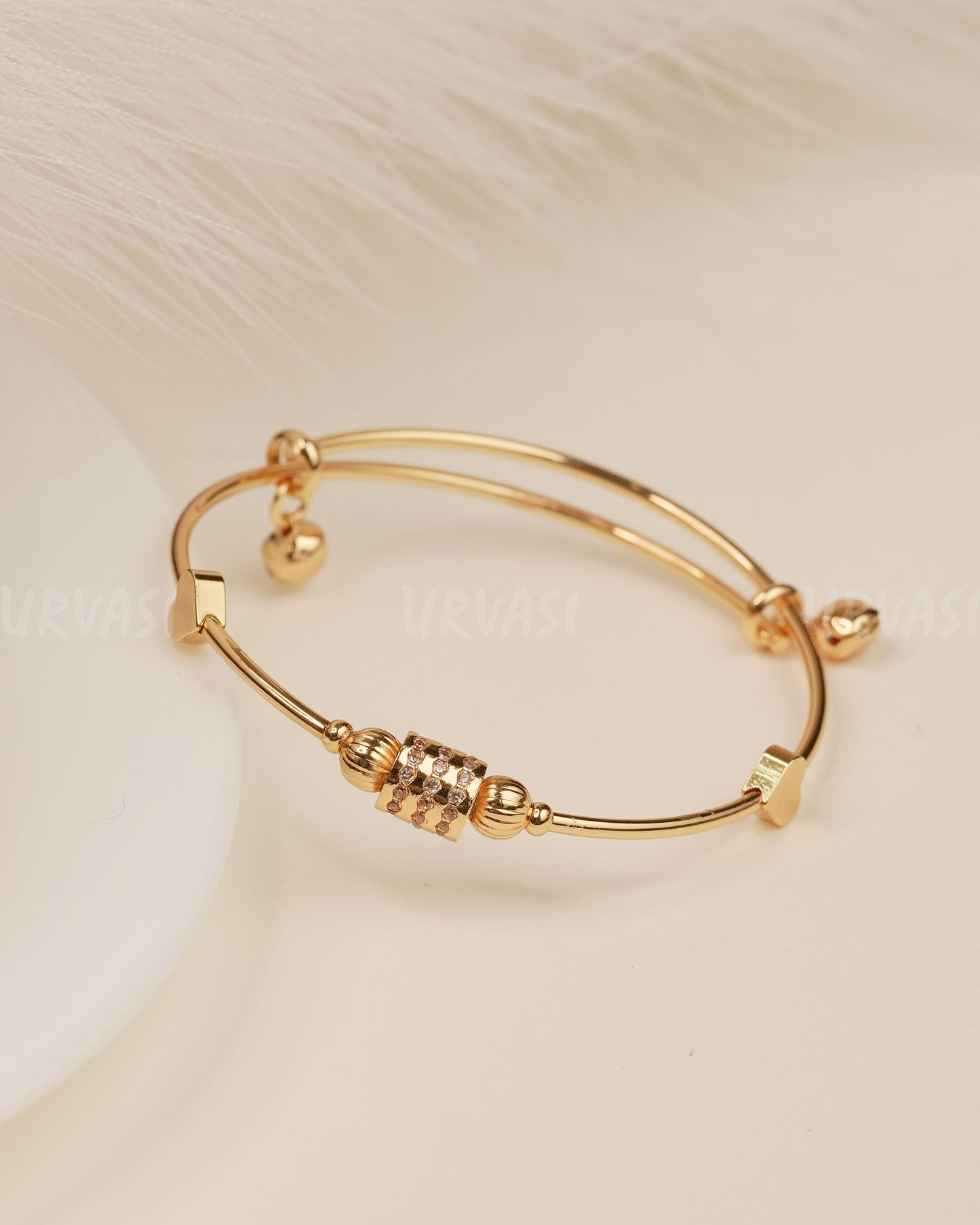 Gold-Polish AD Bracelet bangles BA 367