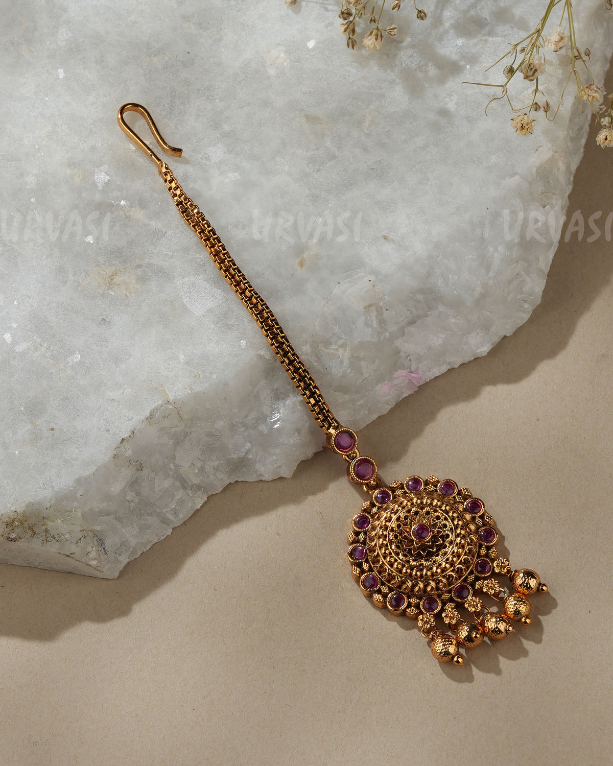 Gold-Toned Floral Chutty CH 183