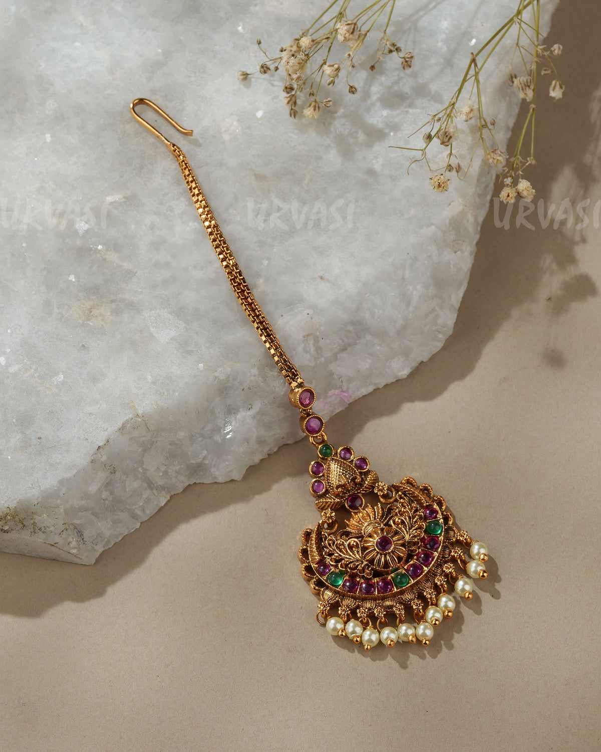 Gold-Toned Floral Chutty CH 172