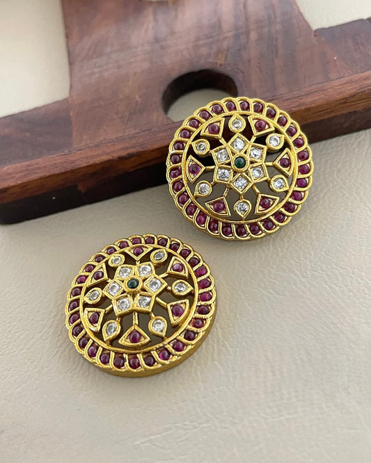 Gold-Toned Floral Hair Choti HR 14