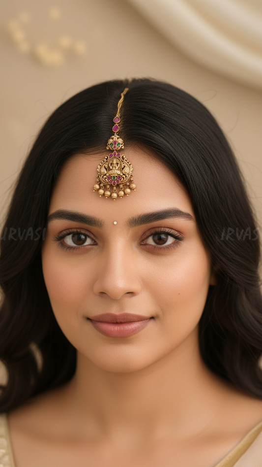 Gold-Toned Lakshmi Peacock Chutty CH 23