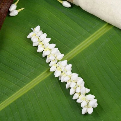 Traditional Artificial Stretchable Mullapoo (Jasmine Flower) Hair Accessories  HR 26