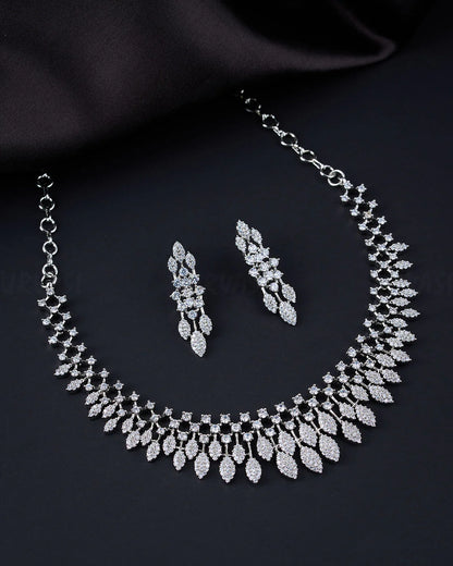 Victorian Style AD Stone  Necklace 455