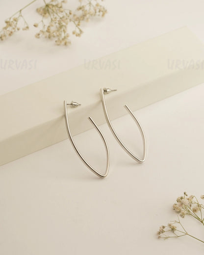 Gold Polish Hoop and Drop Imported Earrings ER 425