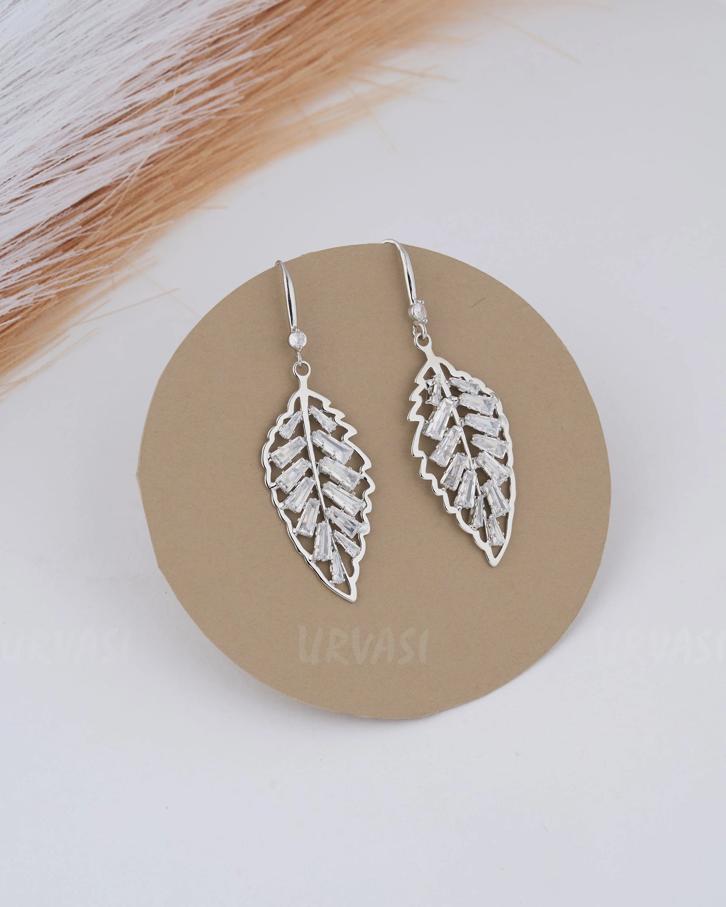 Leaf-Designed Imported Earring ER 64
