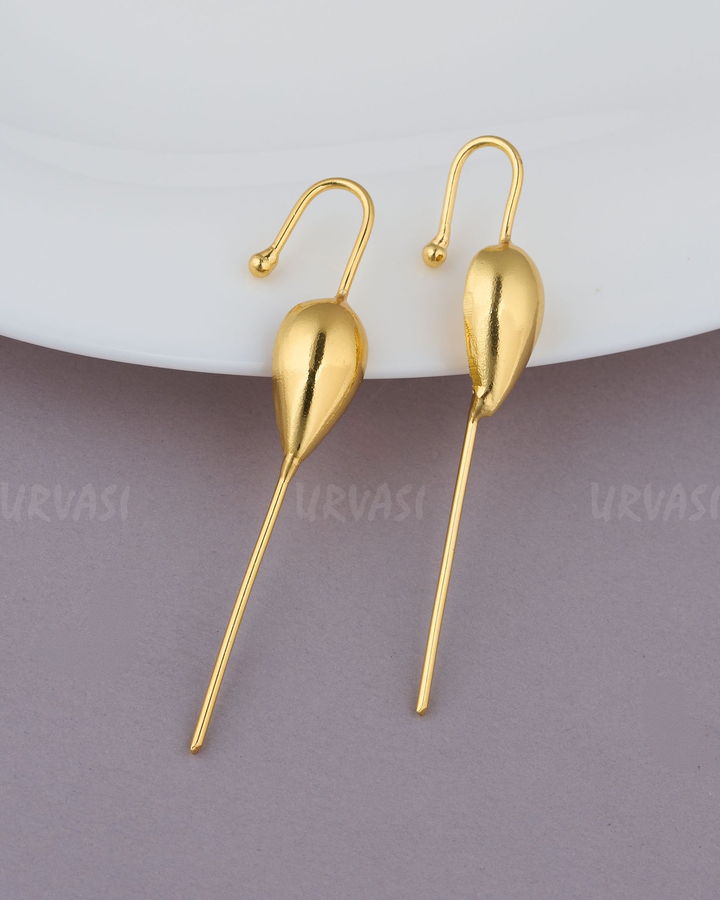 Gold-Toned Statement  EarCuff Earrings ER 877