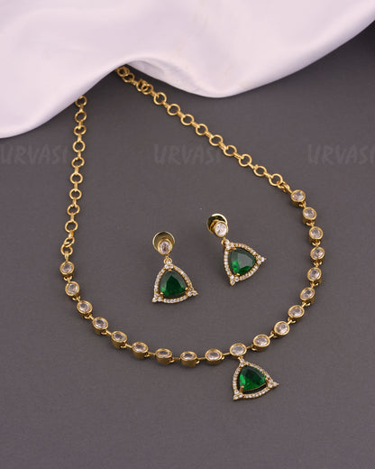 Mehendi Polish Stone-Studded Necklace  254