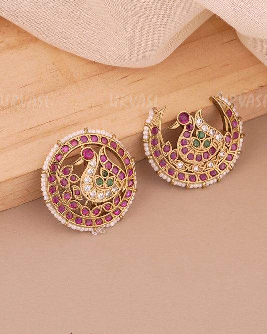 Mehendi-Polish Sun and Moon Multicolour Hair Choti HR 04